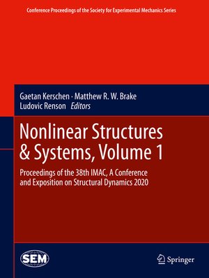cover image of Nonlinear Structures & Systems, Volume 1